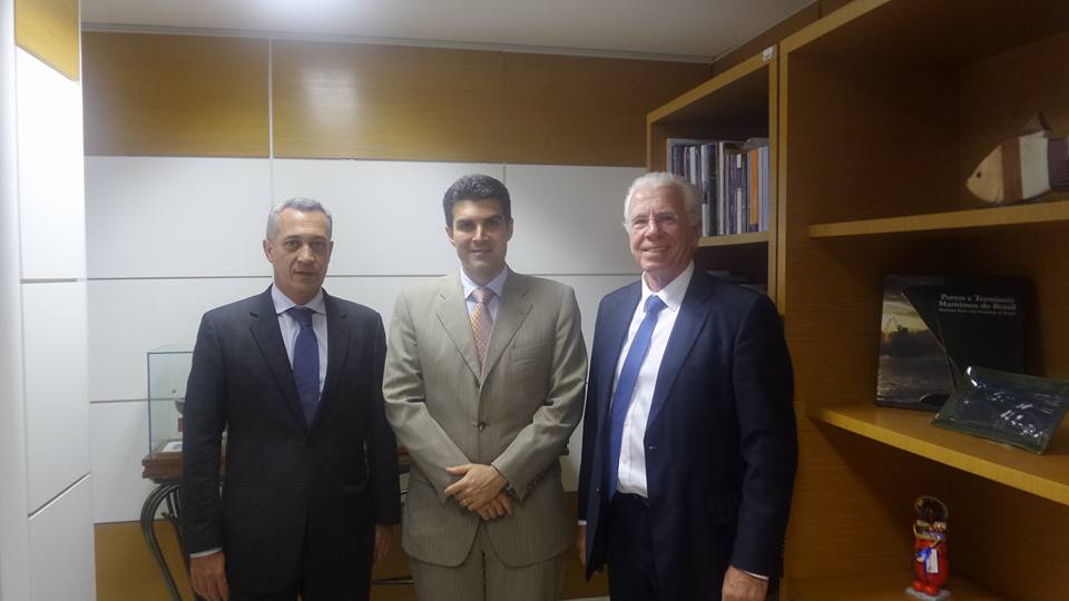 REUNIAO COM O MINISTRO DA SEP HELDER BARBALHO